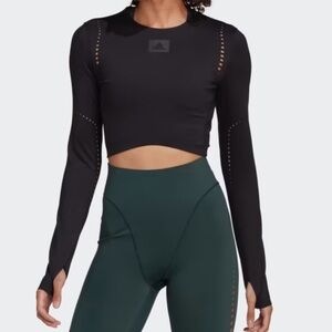 Adidas Long Sleeve Cropped Top